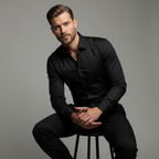 DRAKO | Tailored Shirt – Black