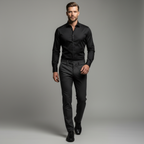 DRAKO | Tailored Shirt – Black