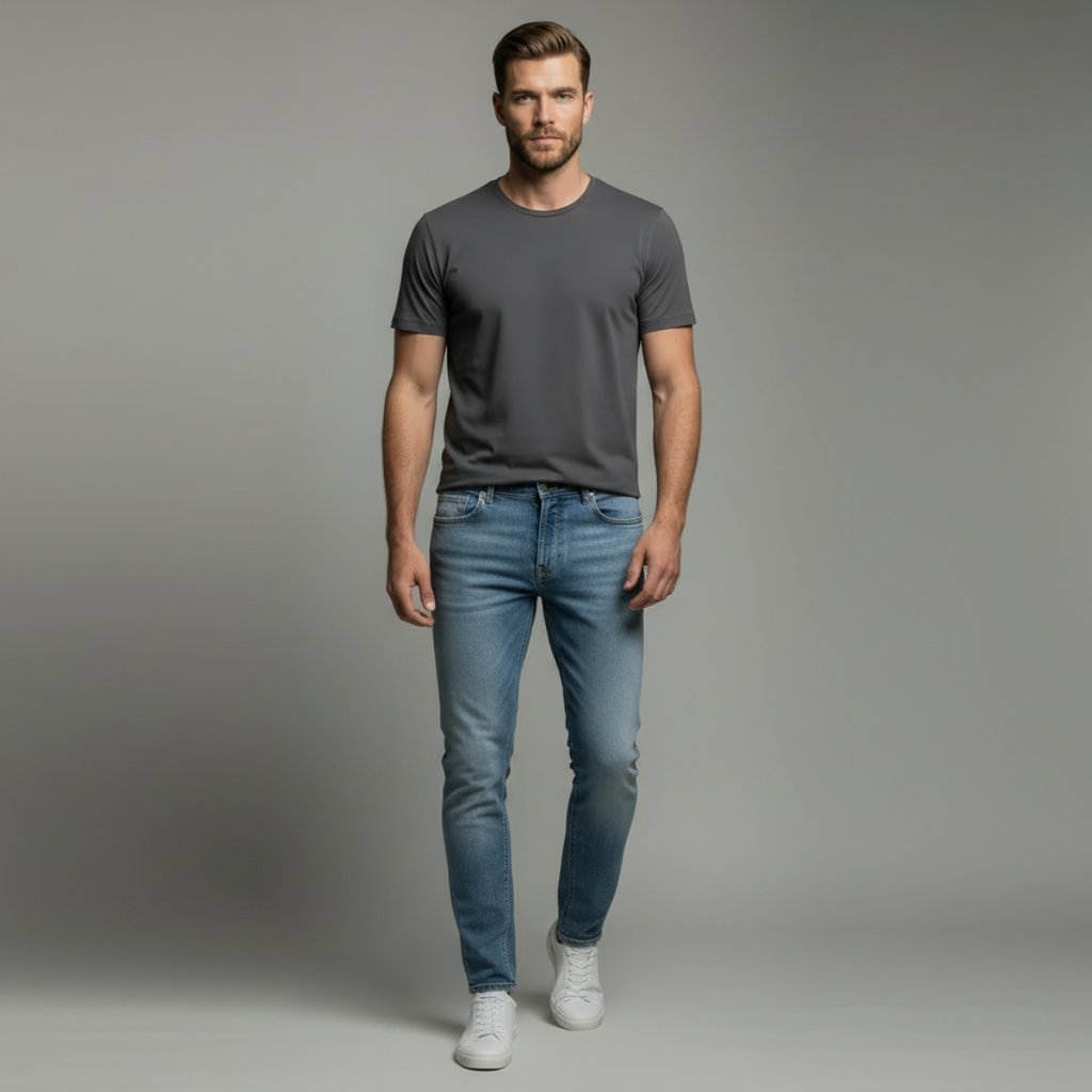 DRAKO | Slim Denim – Light Wash