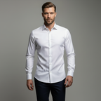 DRAKO | Tailored Shirt – White