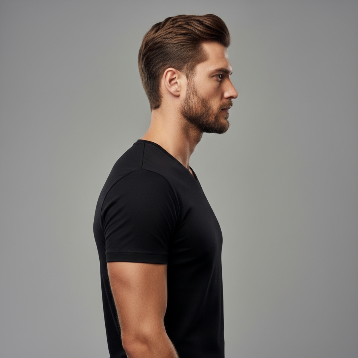 DRAKO | Core V-Neck Tee – Black