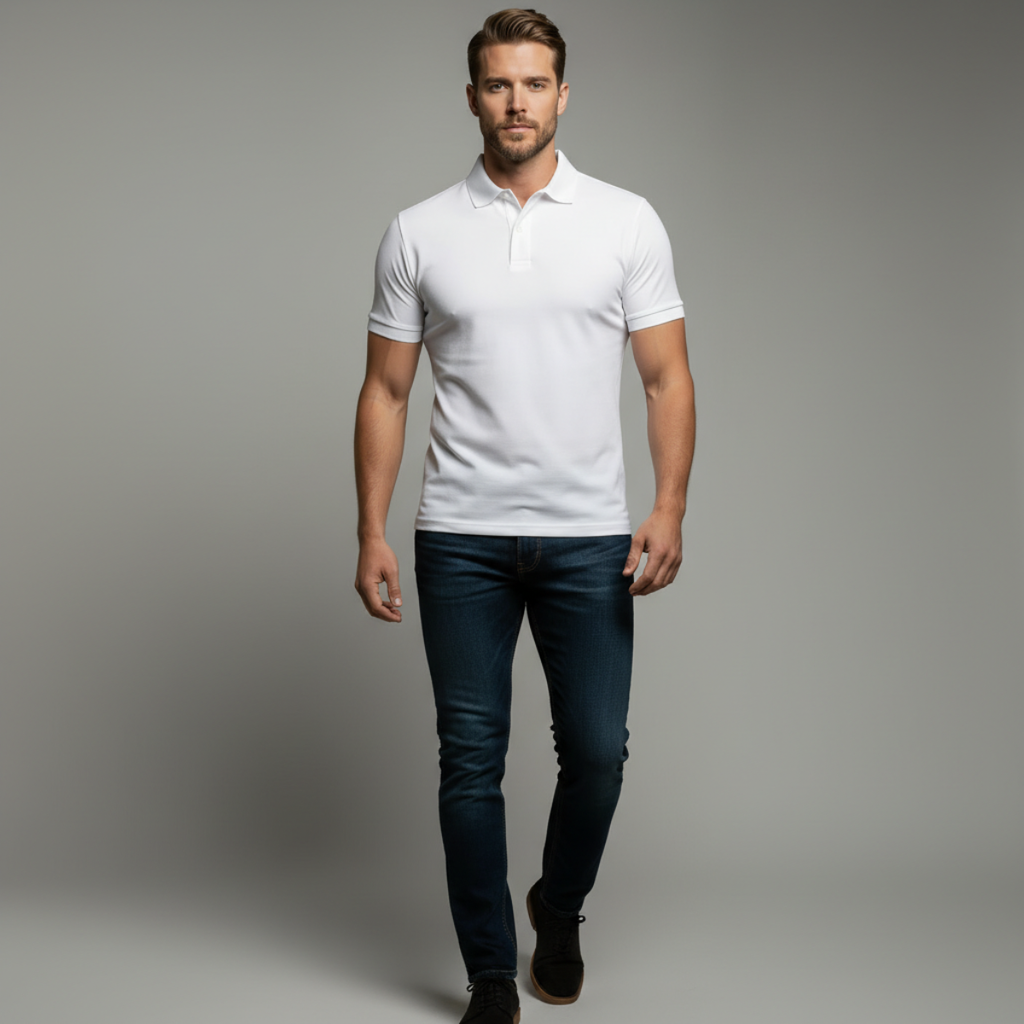 DRAKO | Prime Polo – White