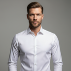 DRAKO | Tailored Shirt – White