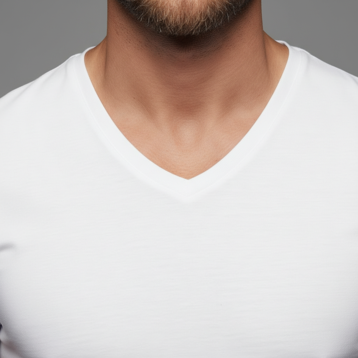 DRAKO | Core V-Neck Tee – White